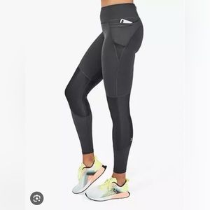 Sweaty Betty Power 7/8 Mesh Grey Legging Small